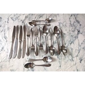 International American Bead Stainless Flatware Set 16pc Replacement Classic